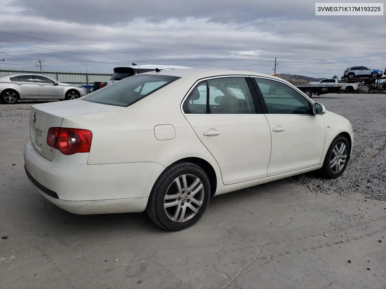 2007 Volkswagen Jetta Wolfsburg VIN: 3VWEG71K17M193225 Lot: 47824415