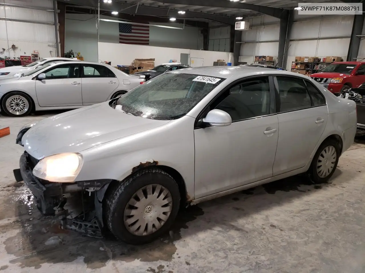 2007 Volkswagen Jetta 2.5 VIN: 3VWPF71K87M088791 Lot: 47841645
