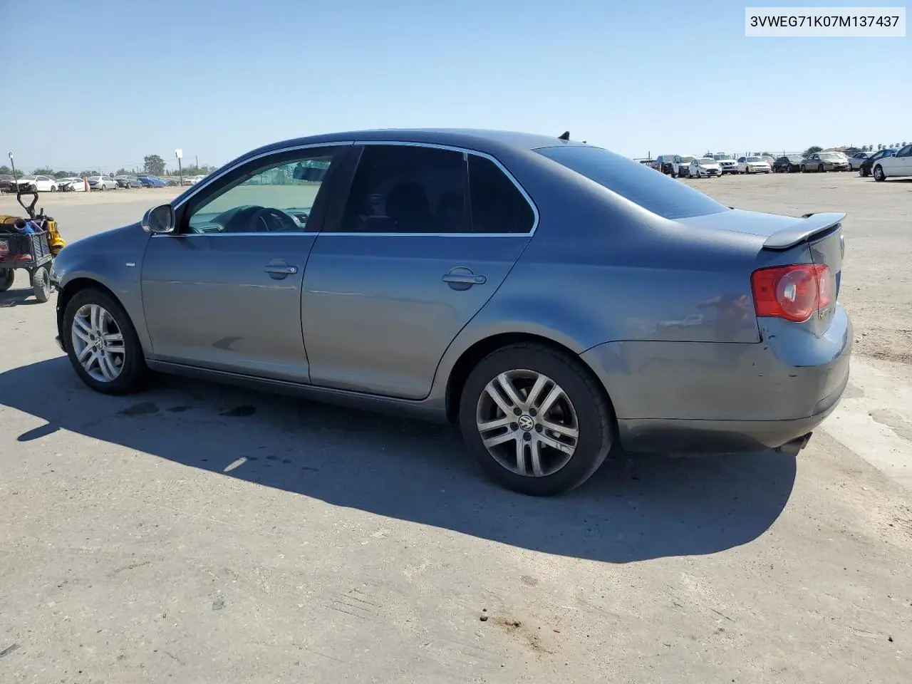 2007 Volkswagen Jetta Wolfsburg VIN: 3VWEG71K07M137437 Lot: 55778385
