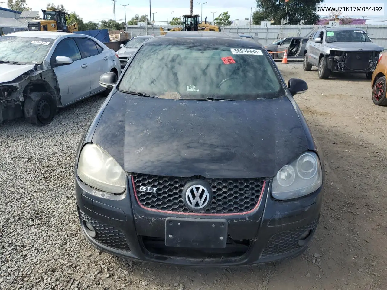 2007 Volkswagen Jetta Gli Option Package 1 VIN: 3VWWJ71K17M054492 Lot: 56049995