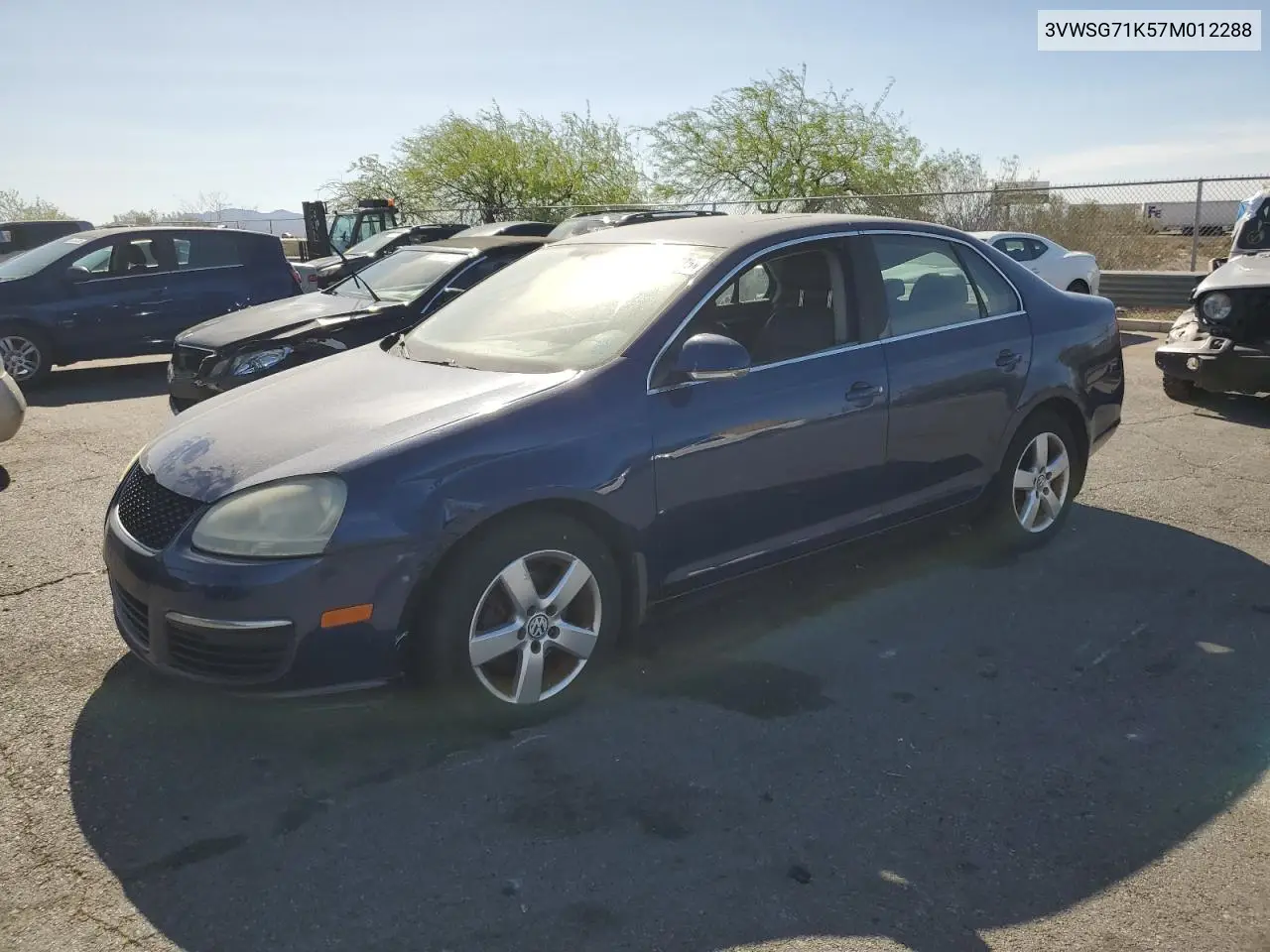 2007 Volkswagen Jetta 2.5 Option Package 1 VIN: 3VWSG71K57M012288 Lot: 56735725