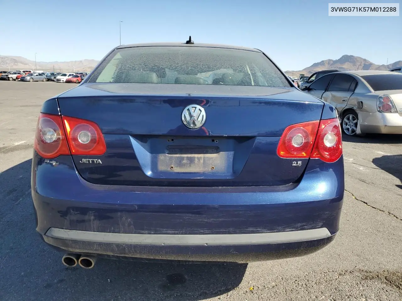 2007 Volkswagen Jetta 2.5 Option Package 1 VIN: 3VWSG71K57M012288 Lot: 56735725