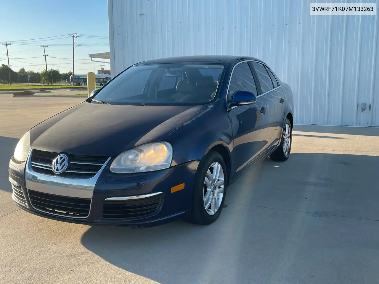 2007 Volkswagen Jetta 2.5 Option Package 1 VIN: 3VWRF71K07M133263 Lot: 57188265