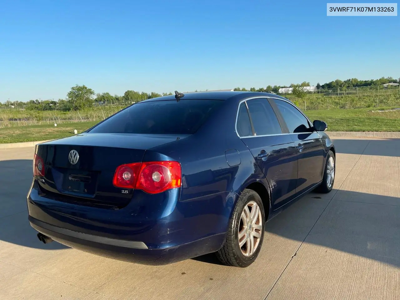 2007 Volkswagen Jetta 2.5 Option Package 1 VIN: 3VWRF71K07M133263 Lot: 57188265