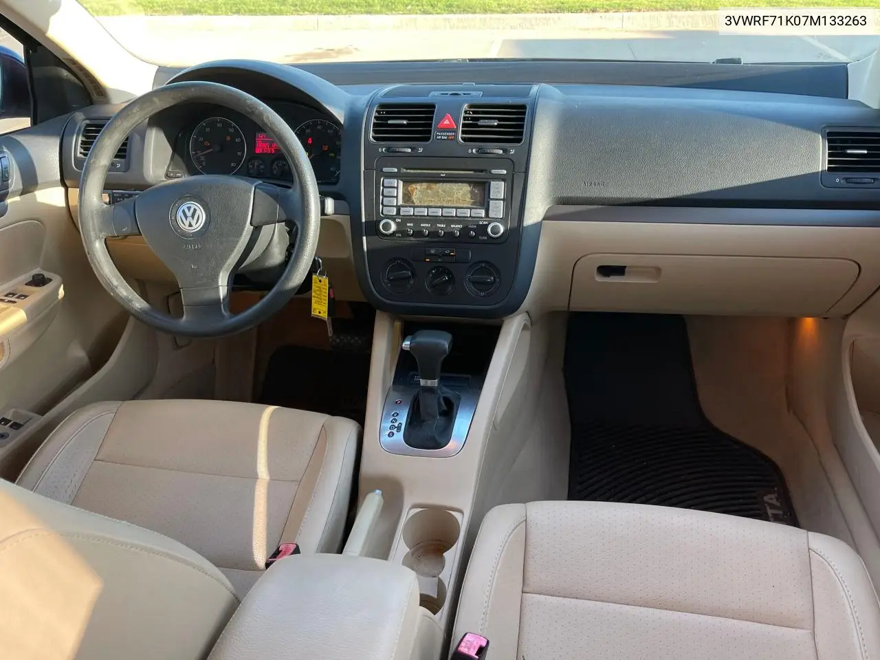 2007 Volkswagen Jetta 2.5 Option Package 1 VIN: 3VWRF71K07M133263 Lot: 57188265