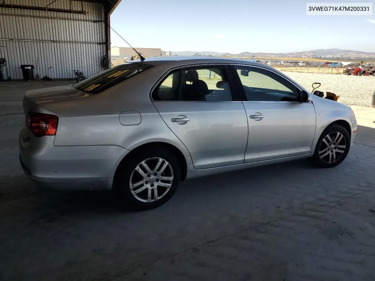 2007 Volkswagen Jetta Wolfsburg VIN: 3VWEG71K47M200331 Lot: 61526405