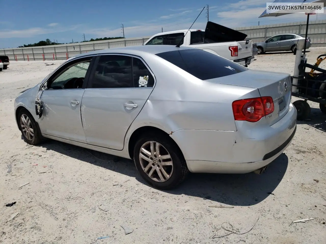2007 Volkswagen Jetta Wolfsburg VIN: 3VWEG71K57M146456 Lot: 61636455