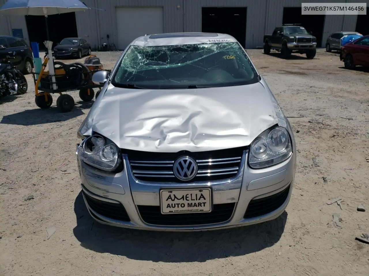 2007 Volkswagen Jetta Wolfsburg VIN: 3VWEG71K57M146456 Lot: 61636455