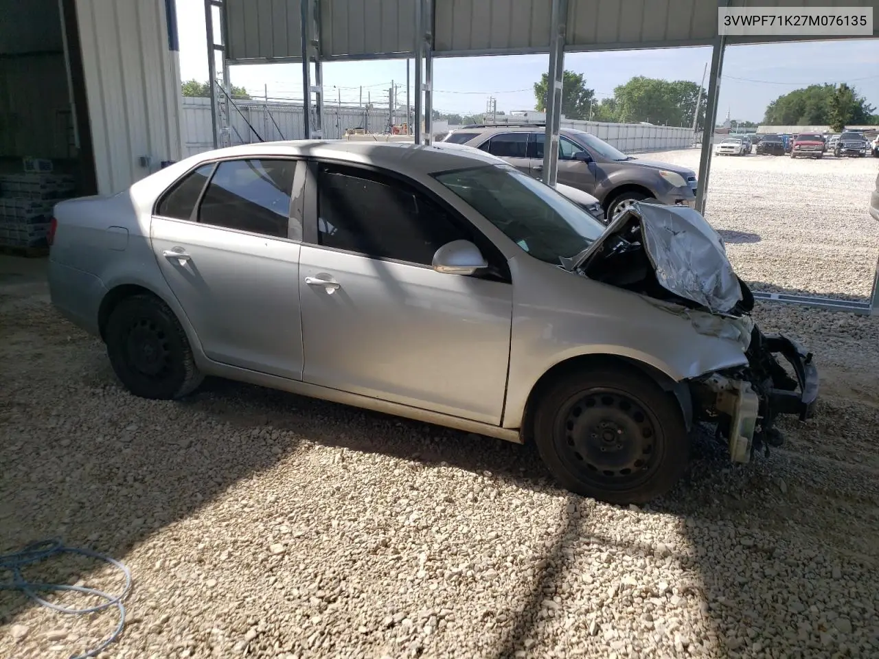 2007 Volkswagen Jetta 2.5 VIN: 3VWPF71K27M076135 Lot: 61903465