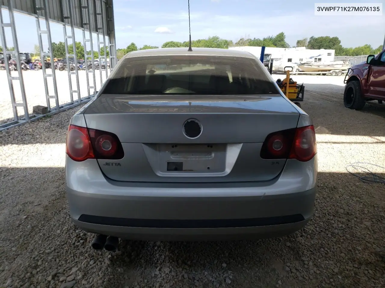 2007 Volkswagen Jetta 2.5 VIN: 3VWPF71K27M076135 Lot: 61903465