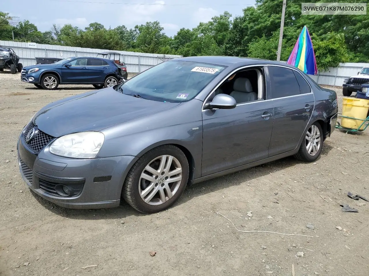 2007 Volkswagen Jetta Wolfsburg VIN: 3VWEG71K87M076290 Lot: 61903575