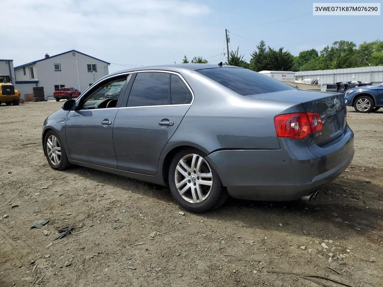 2007 Volkswagen Jetta Wolfsburg VIN: 3VWEG71K87M076290 Lot: 61903575