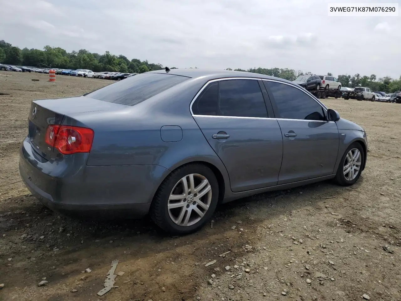 2007 Volkswagen Jetta Wolfsburg VIN: 3VWEG71K87M076290 Lot: 61903575