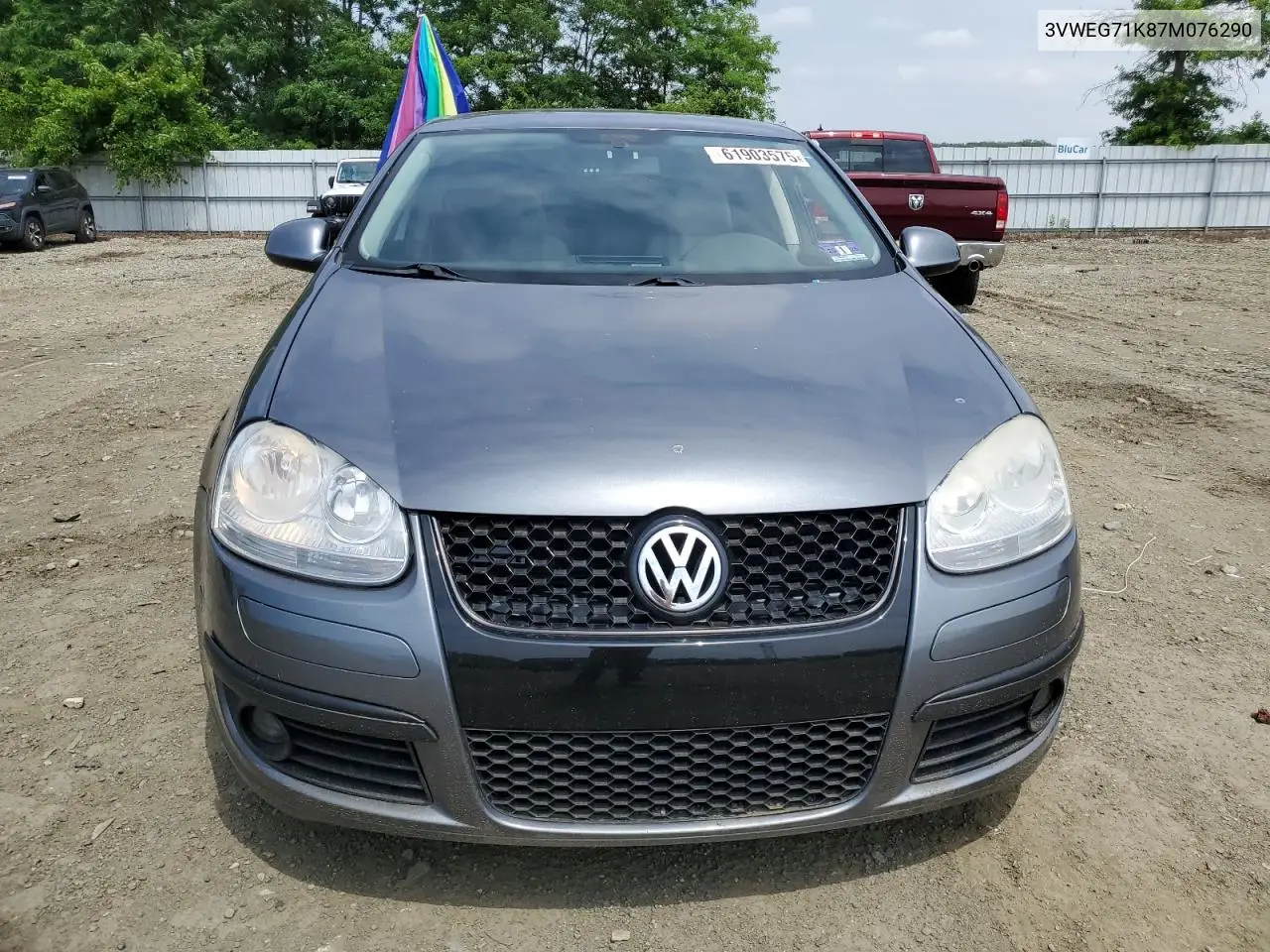 2007 Volkswagen Jetta Wolfsburg VIN: 3VWEG71K87M076290 Lot: 61903575