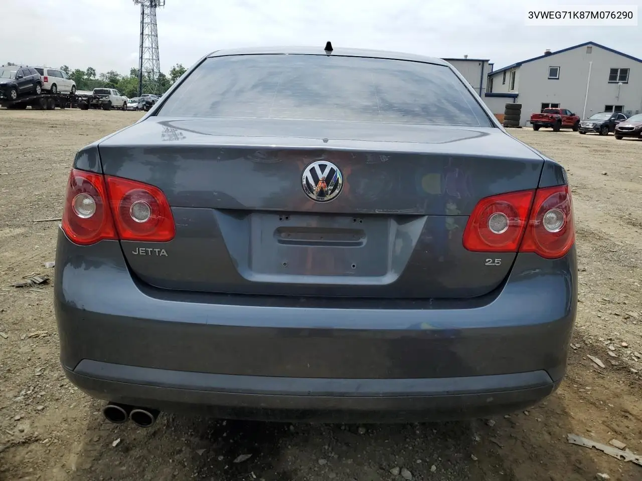 2007 Volkswagen Jetta Wolfsburg VIN: 3VWEG71K87M076290 Lot: 61903575
