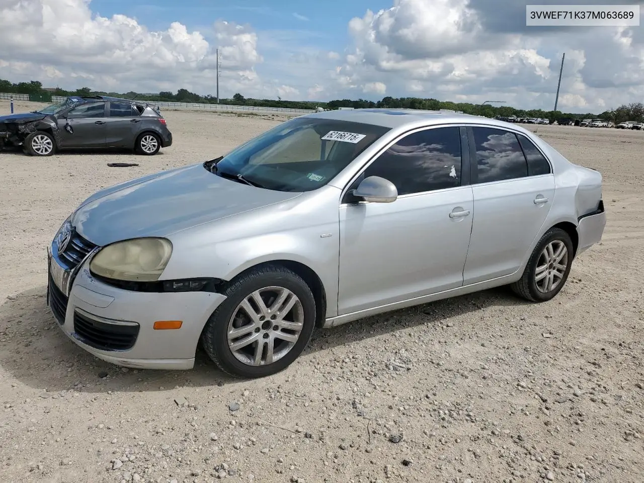 2007 Volkswagen Jetta Wolfsburg VIN: 3VWEF71K37M063689 Lot: 62166715