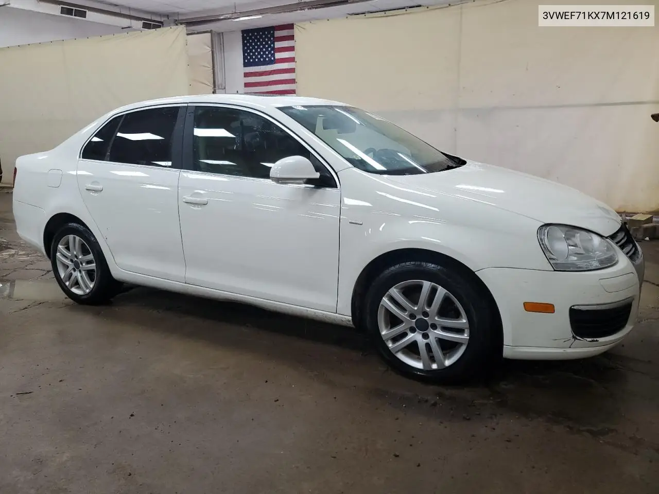 2007 Volkswagen Jetta Wolfsburg VIN: 3VWEF71KX7M121619 Lot: 63281085