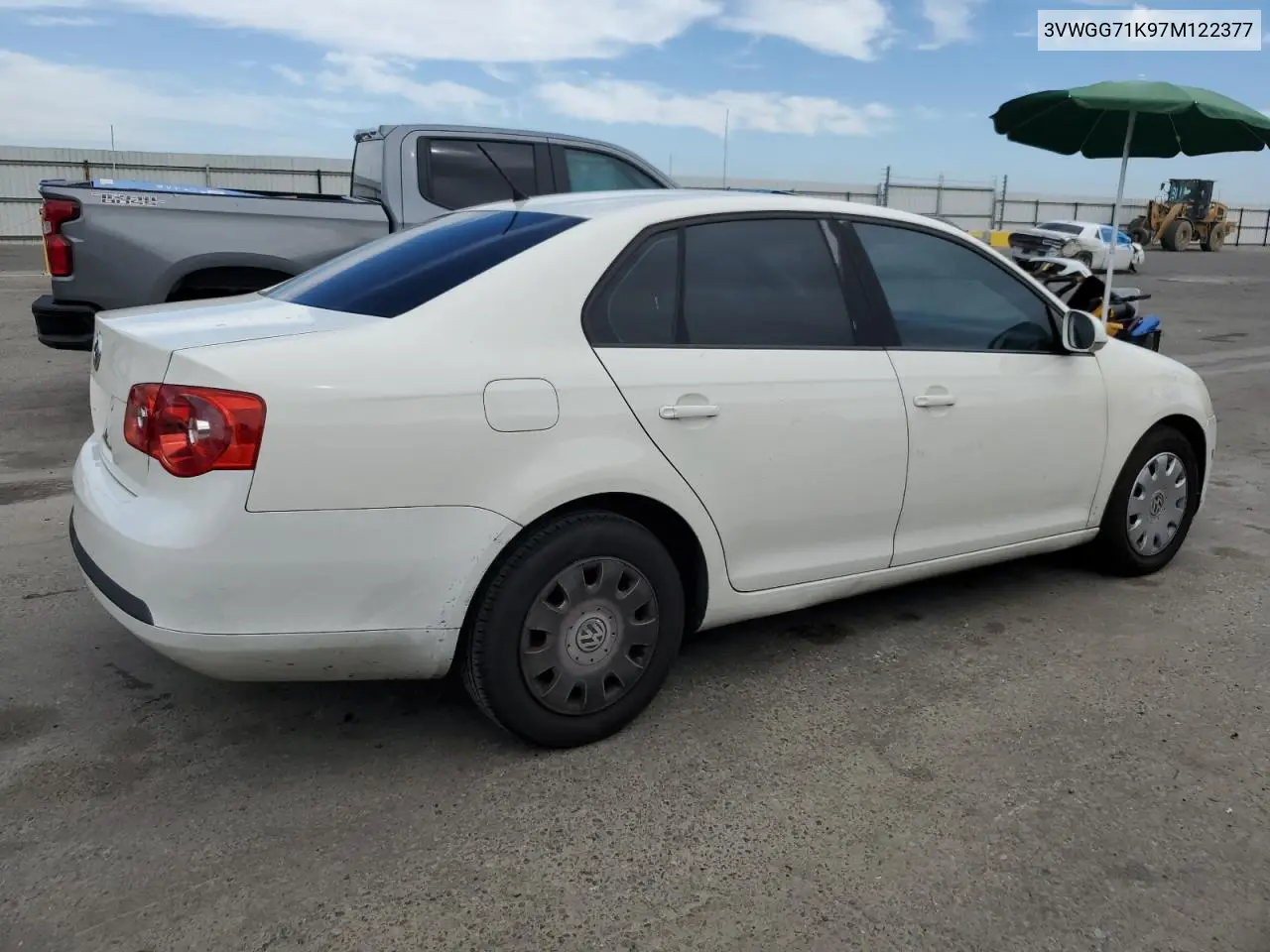 2007 Volkswagen Jetta VIN: 3VWGG71K97M122377 Lot: 63618165