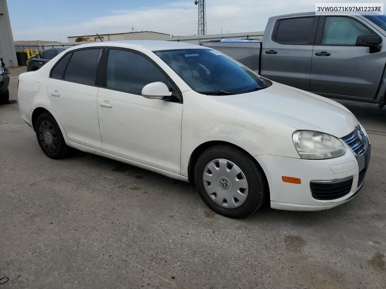2007 Volkswagen Jetta VIN: 3VWGG71K97M122377 Lot: 63618165