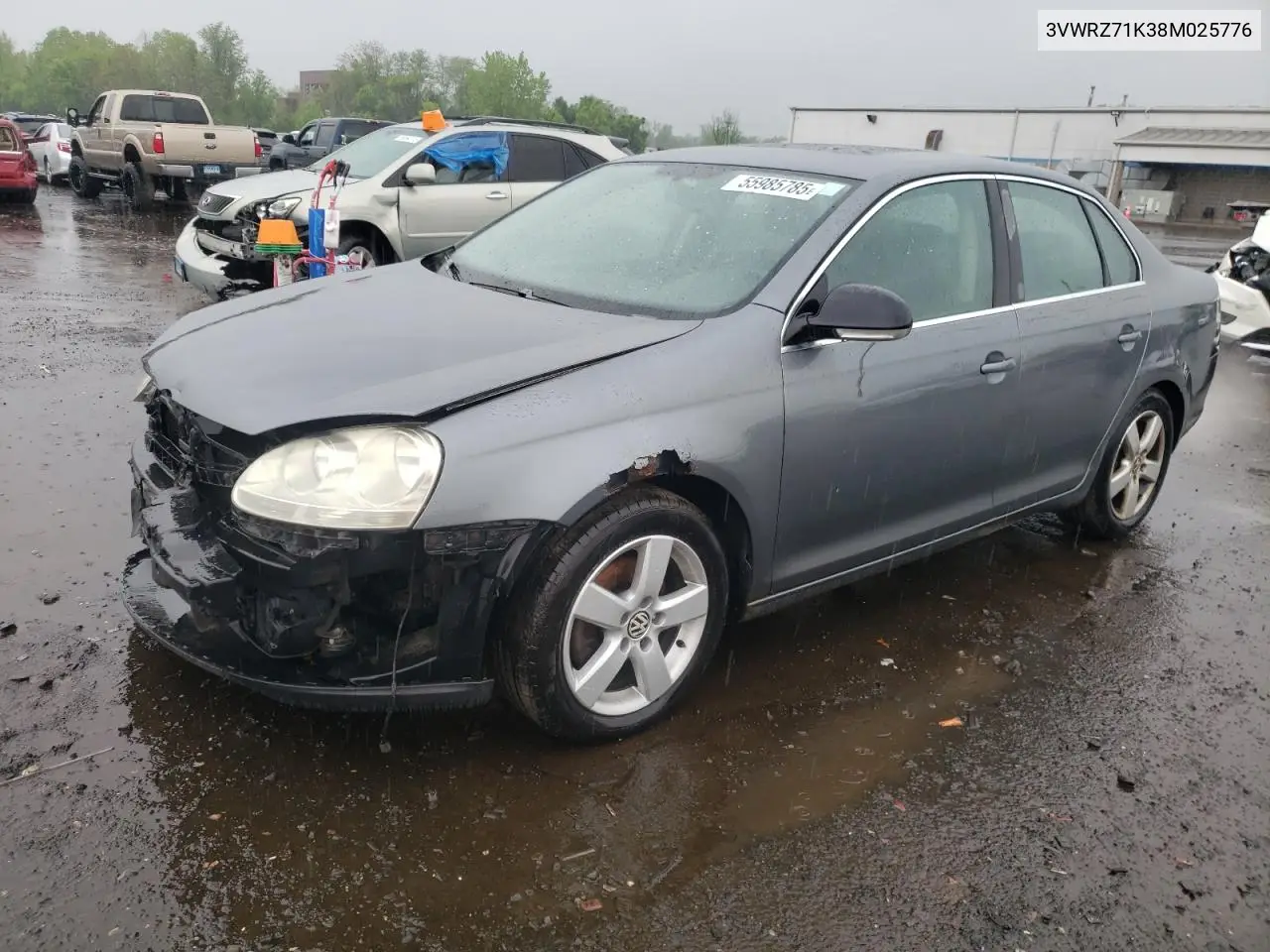 2008 Volkswagen Jetta Se VIN: 3VWRZ71K38M025776 Lot: 55985785