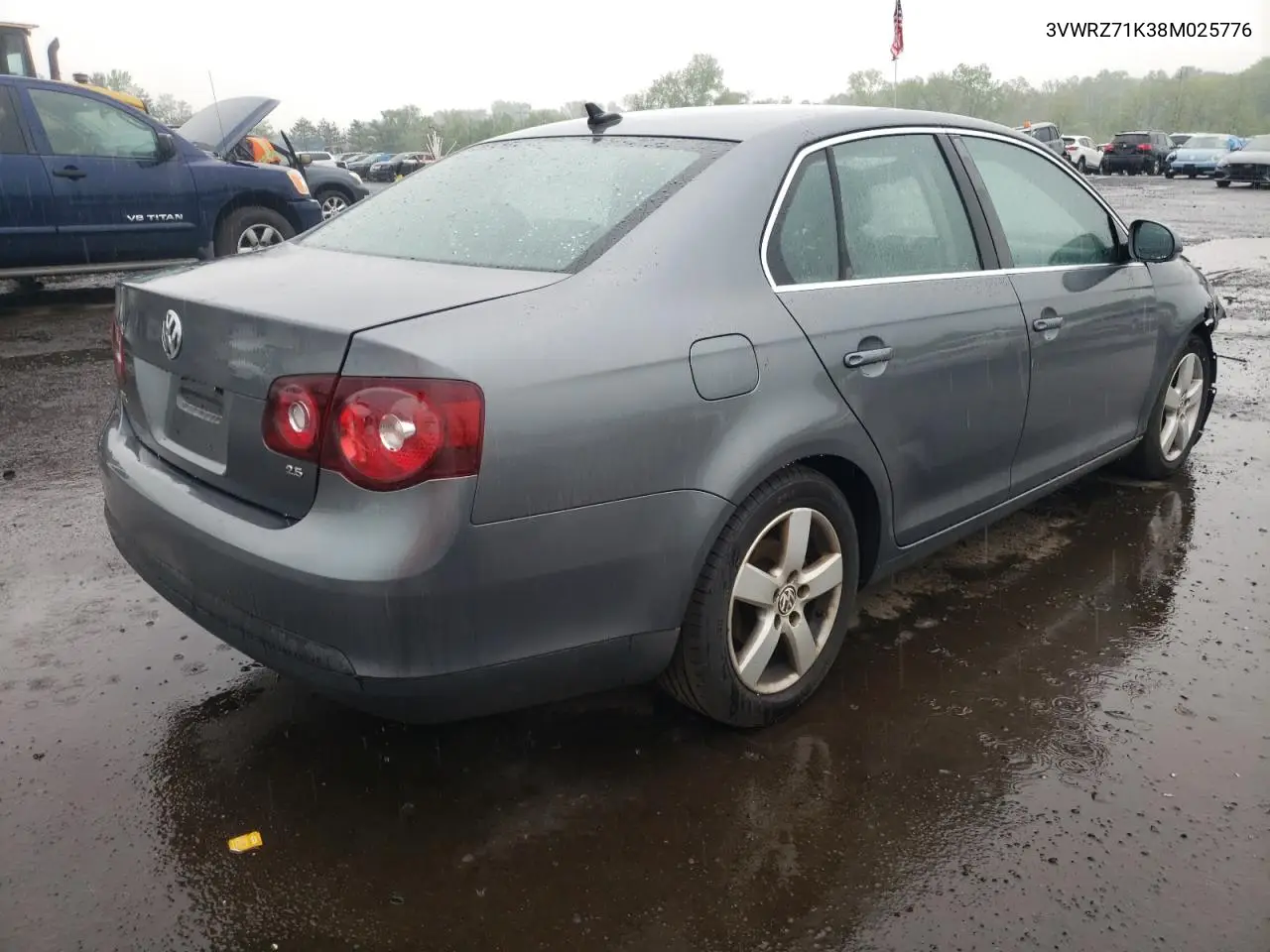 2008 Volkswagen Jetta Se VIN: 3VWRZ71K38M025776 Lot: 55985785