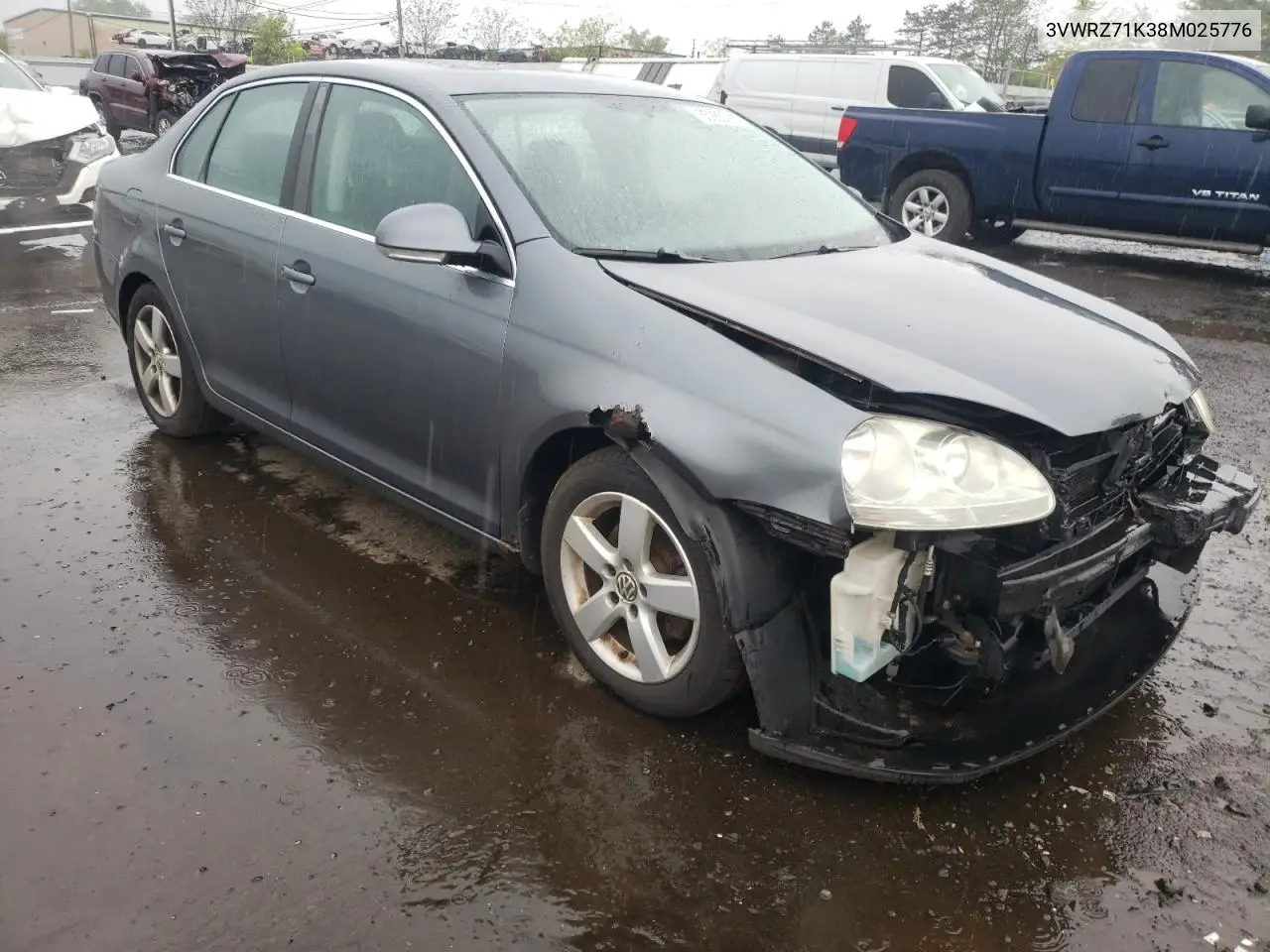 2008 Volkswagen Jetta Se VIN: 3VWRZ71K38M025776 Lot: 55985785