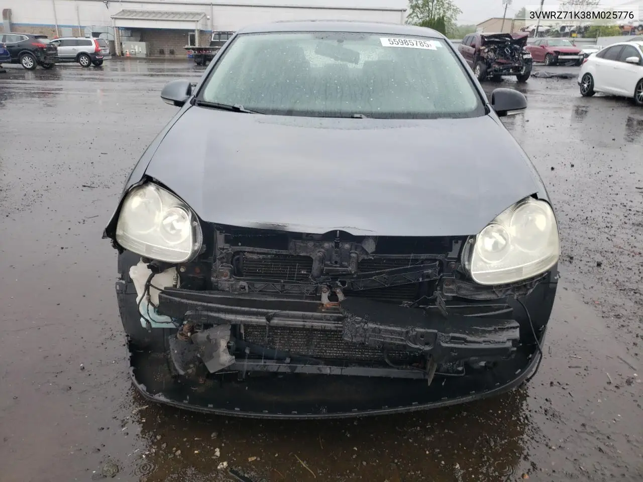 2008 Volkswagen Jetta Se VIN: 3VWRZ71K38M025776 Lot: 55985785