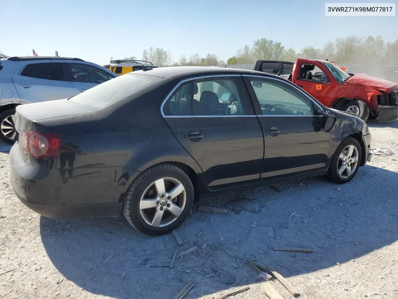 2008 Volkswagen Jetta Se VIN: 3VWRZ71K98M077817 Lot: 56218055