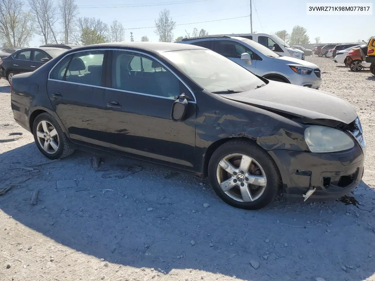 2008 Volkswagen Jetta Se VIN: 3VWRZ71K98M077817 Lot: 56218055