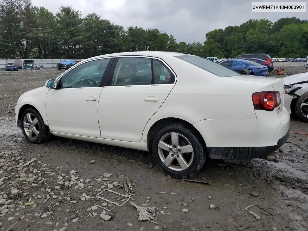2008 Volkswagen Jetta Se VIN: 3VWRM71K48M003901 Lot: 59079425