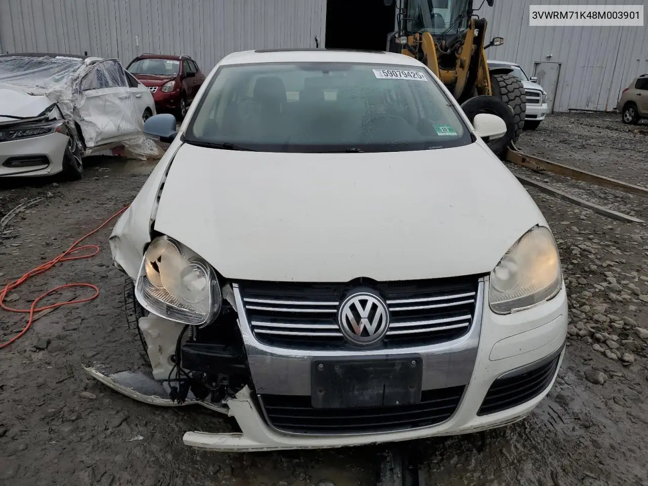 2008 Volkswagen Jetta Se VIN: 3VWRM71K48M003901 Lot: 59079425