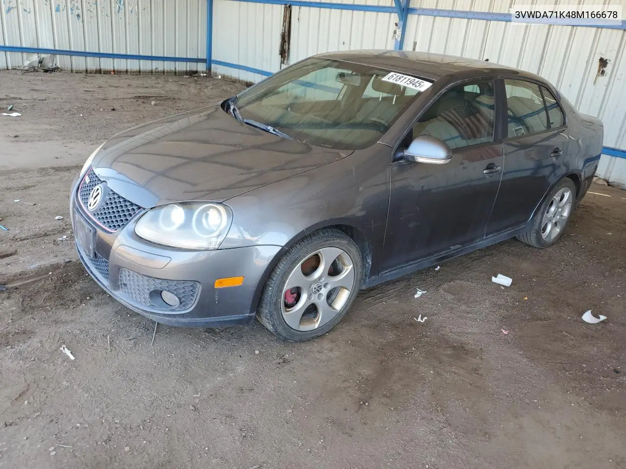 2008 Volkswagen Gli VIN: 3VWDA71K48M166678 Lot: 61811945