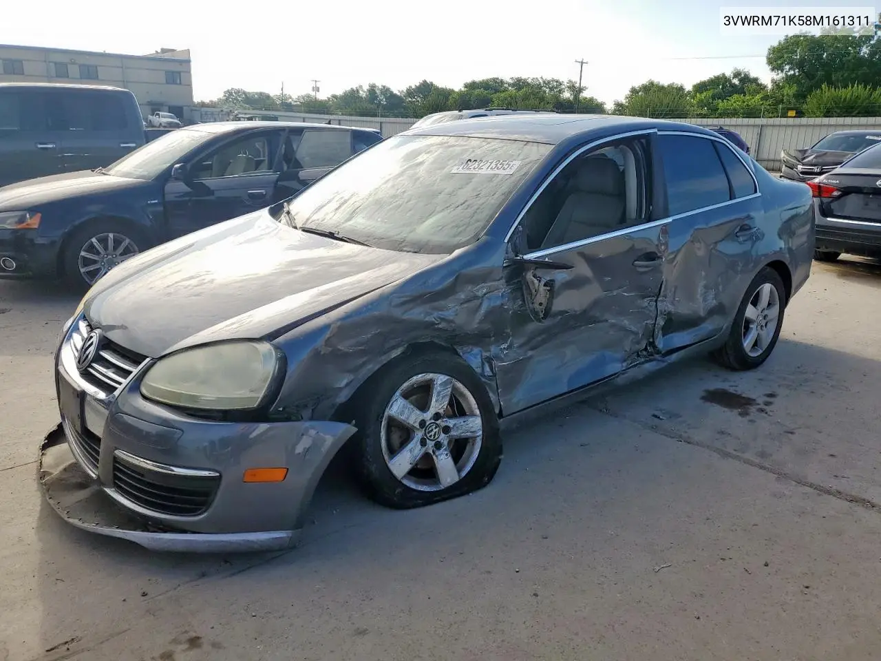 2008 Volkswagen Jetta Se VIN: 3VWRM71K58M161311 Lot: 62321355
