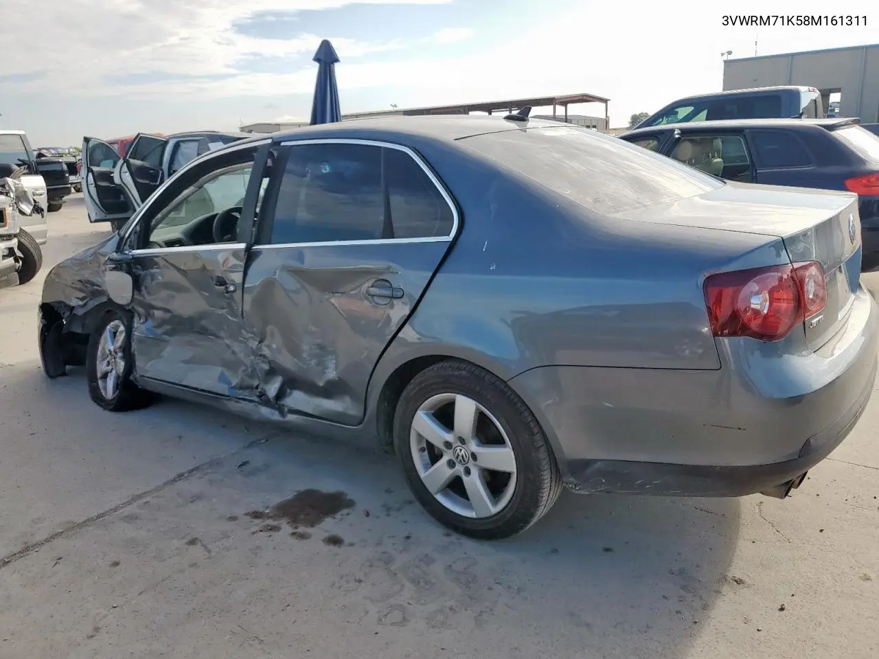 2008 Volkswagen Jetta Se VIN: 3VWRM71K58M161311 Lot: 62321355