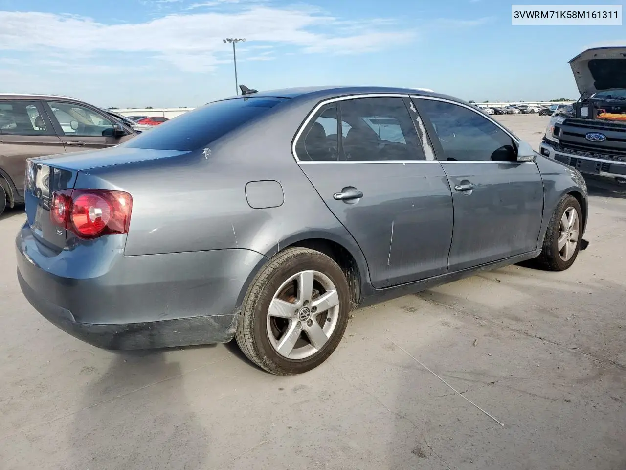 2008 Volkswagen Jetta Se VIN: 3VWRM71K58M161311 Lot: 62321355