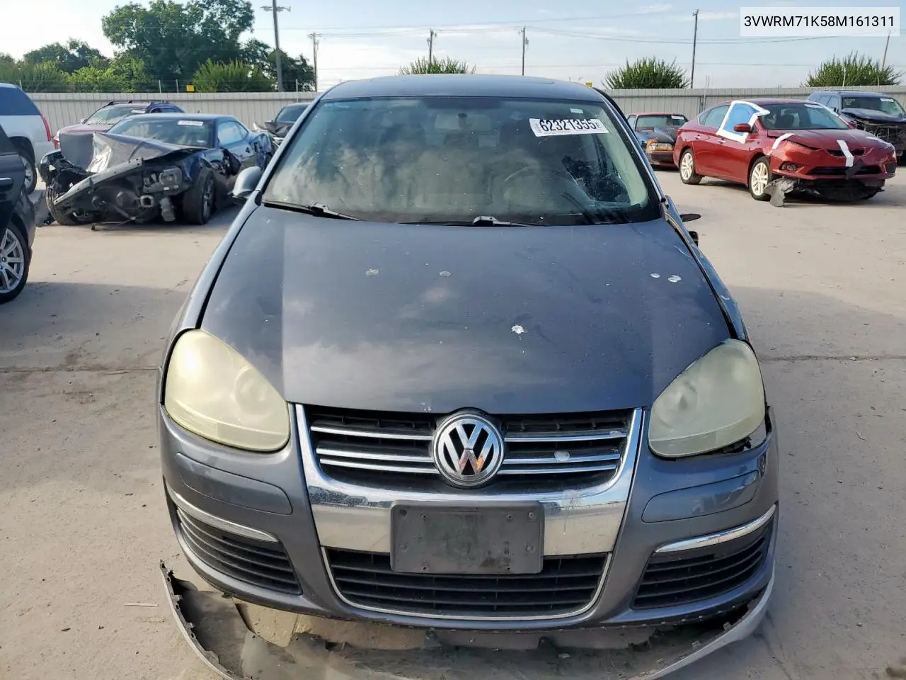 2008 Volkswagen Jetta Se VIN: 3VWRM71K58M161311 Lot: 62321355