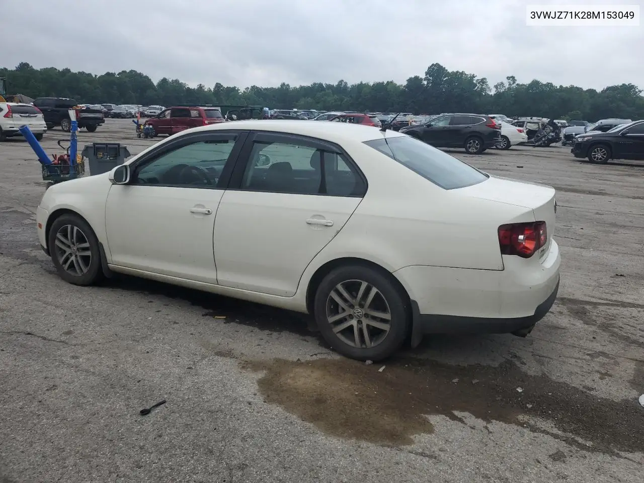 2008 Volkswagen Jetta S VIN: 3VWJZ71K28M153049 Lot: 62512915