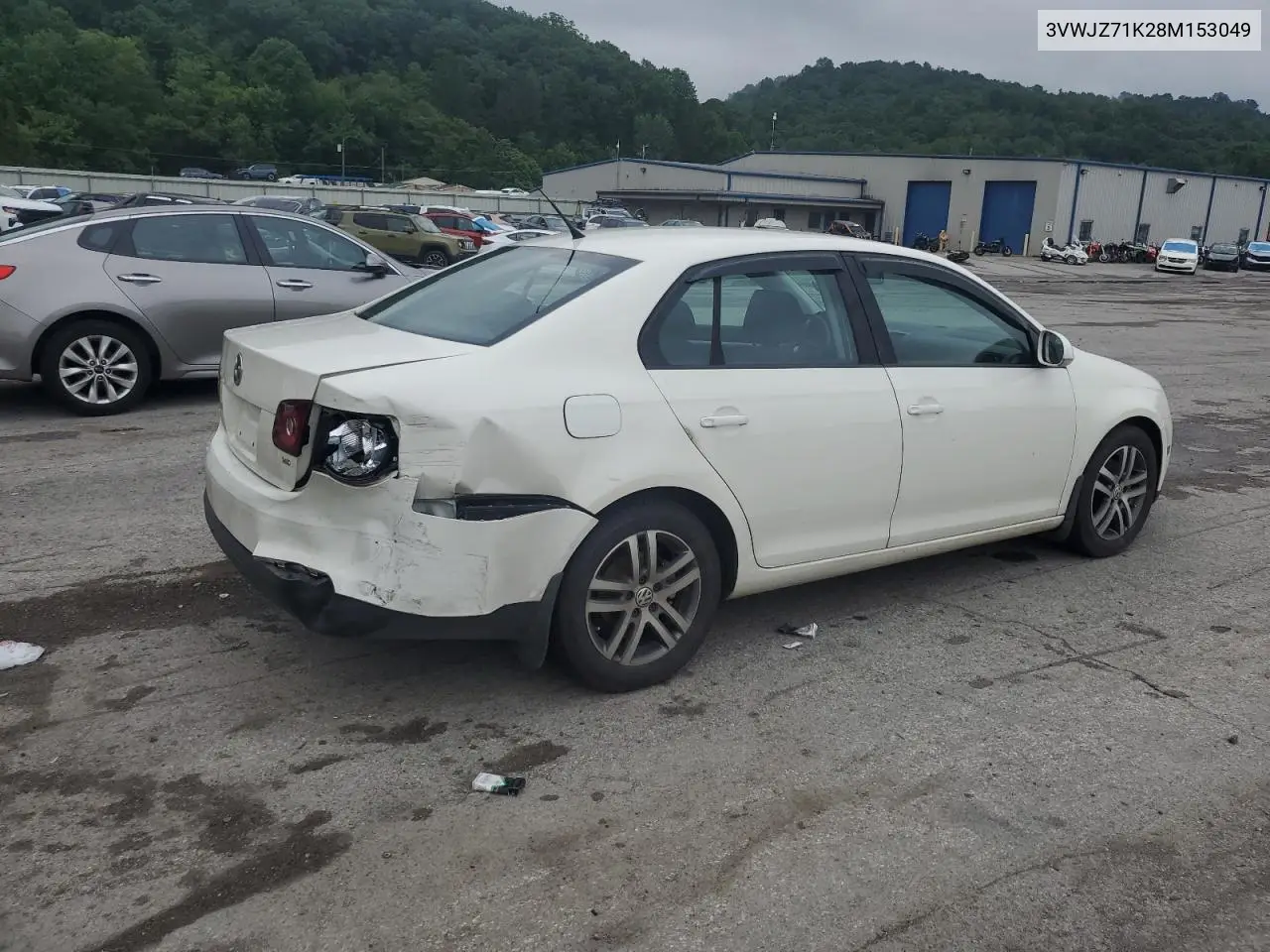 2008 Volkswagen Jetta S VIN: 3VWJZ71K28M153049 Lot: 62512915