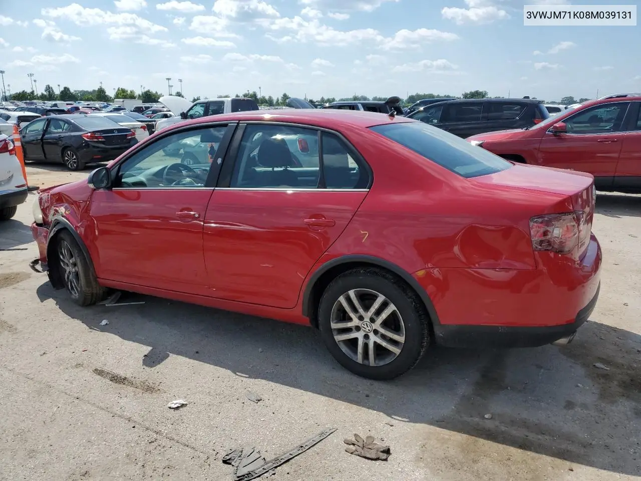 2008 Volkswagen Jetta S VIN: 3VWJM71K08M039131 Lot: 63139405