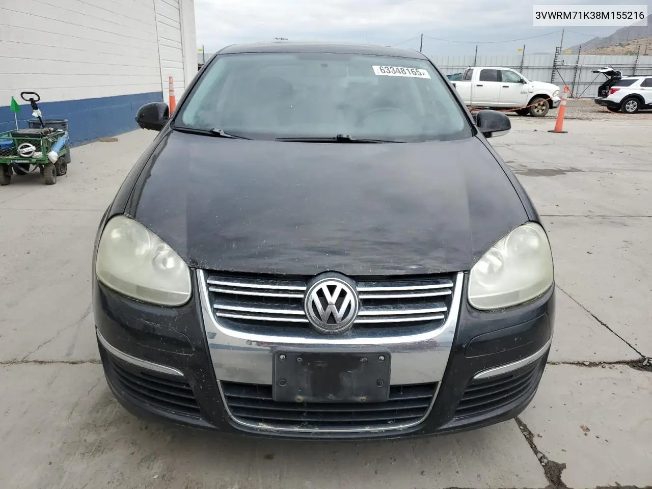 2008 Volkswagen Jetta Se VIN: 3VWRM71K38M155216 Lot: 63348165