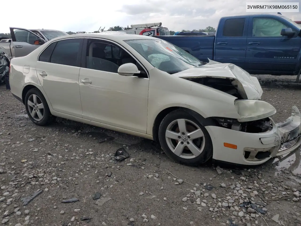 2008 Volkswagen Jetta Se VIN: 3VWRM71K98M065150 Lot: 64981975