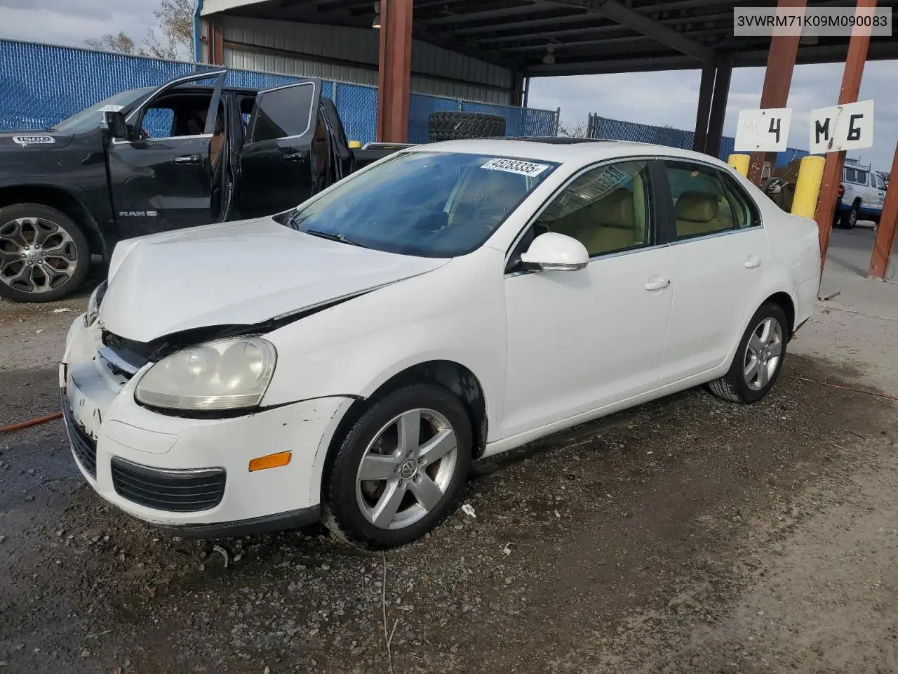 2009 Volkswagen Jetta Se VIN: 3VWRM71K09M090083 Lot: 45283335