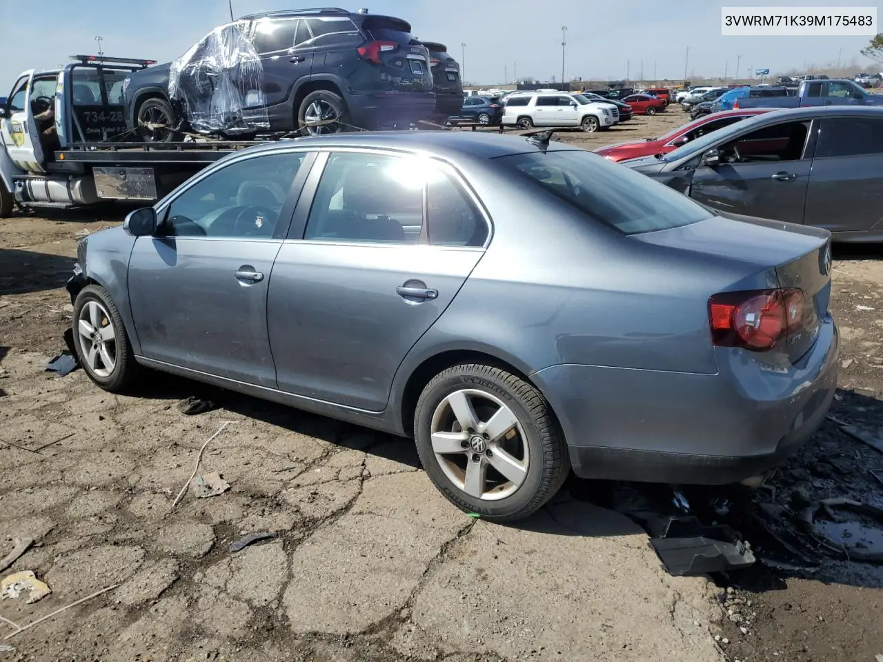 2009 Volkswagen Jetta Se VIN: 3VWRM71K39M175483 Lot: 47982985
