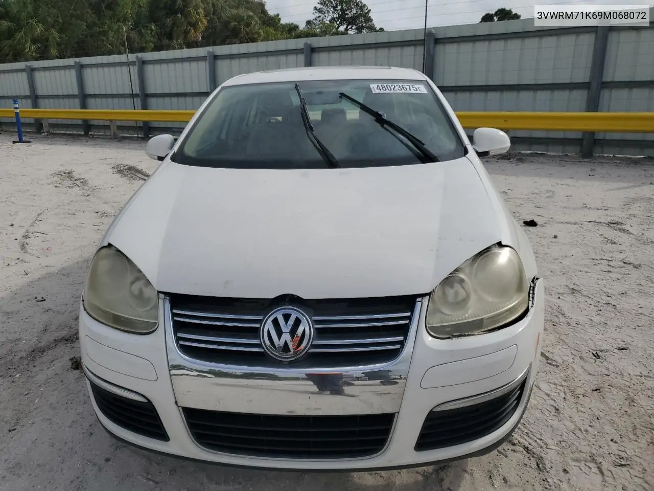 2009 Volkswagen Jetta Se VIN: 3VWRM71K69M068072 Lot: 48023675