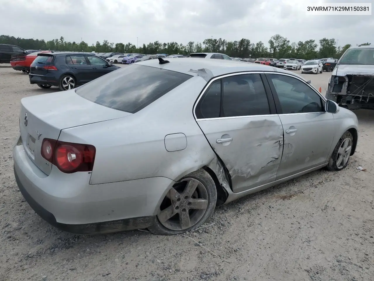 2009 Volkswagen Jetta Se VIN: 3VWRM71K29M150381 Lot: 51672145