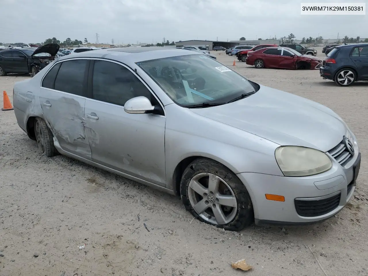 2009 Volkswagen Jetta Se VIN: 3VWRM71K29M150381 Lot: 51672145