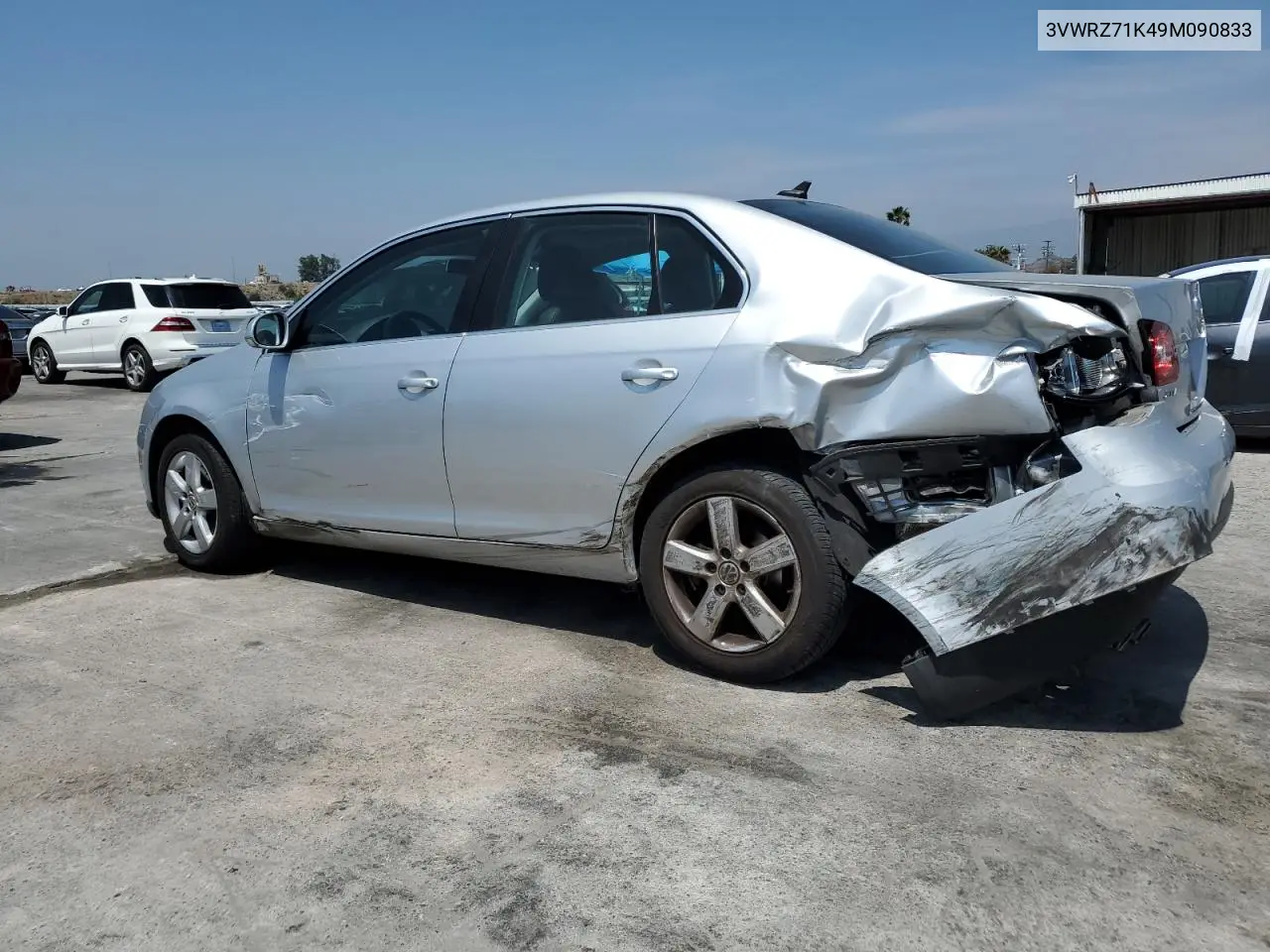 2009 Volkswagen Jetta Se VIN: 3VWRZ71K49M090833 Lot: 55309295