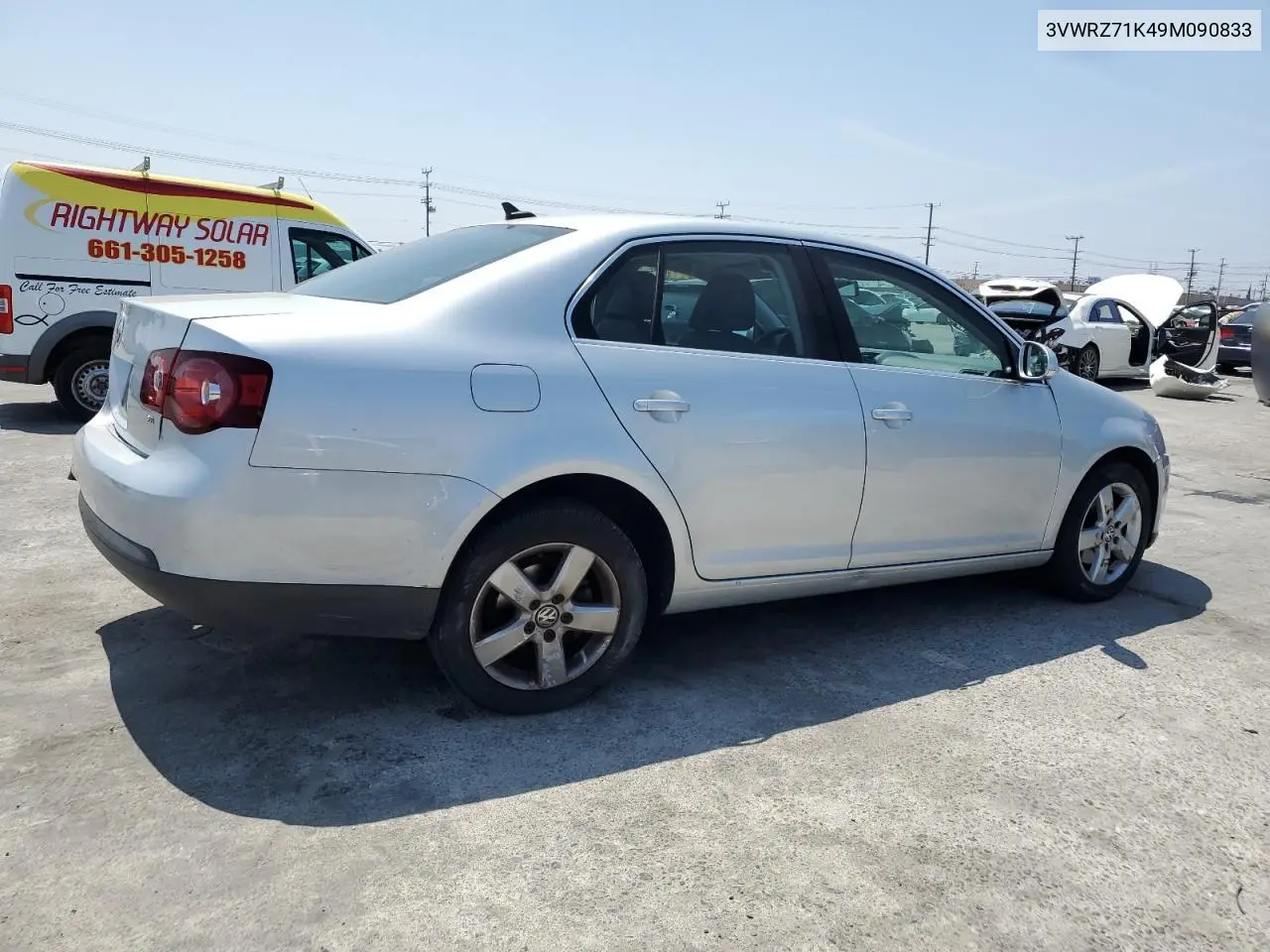 2009 Volkswagen Jetta Se VIN: 3VWRZ71K49M090833 Lot: 55309295