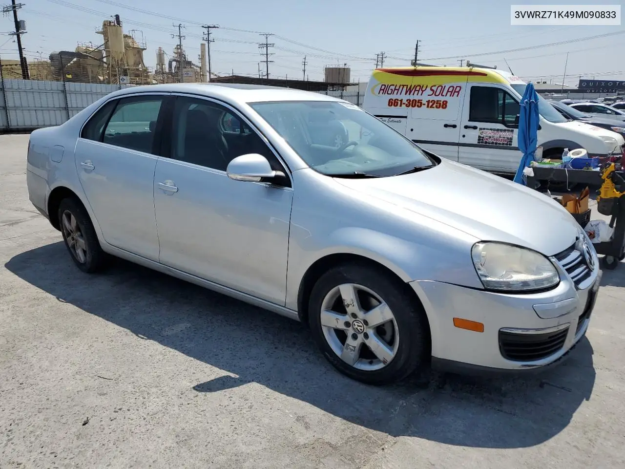 2009 Volkswagen Jetta Se VIN: 3VWRZ71K49M090833 Lot: 55309295