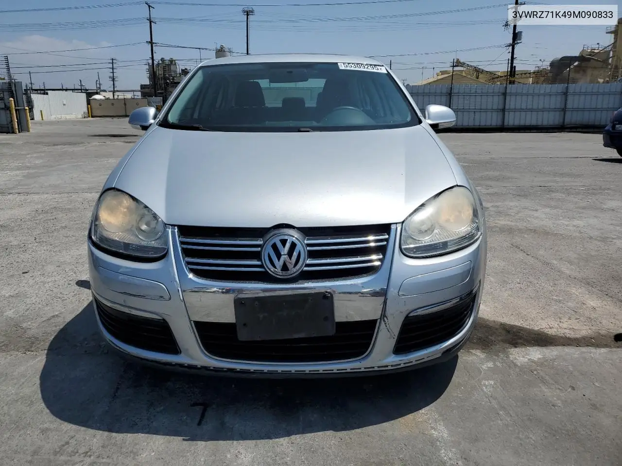 2009 Volkswagen Jetta Se VIN: 3VWRZ71K49M090833 Lot: 55309295